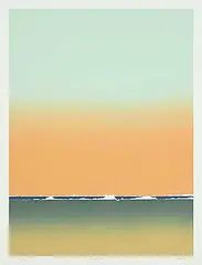 Frederick Joseph Tymoshenko, White Horses #A.P. 4/15, 1978, colour silkscreen on paper
