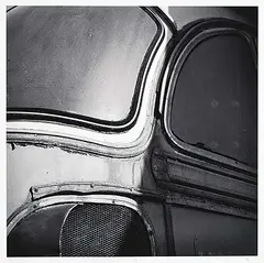 Dick Bakker, Bus Greece #1/5, 2015, black and white photograph on paper
