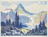 A.C. and Barbara Leighton - Barleigh, Mount Assiniboine #15/100
