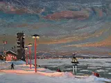 Antoine Bittar, Red Lamp Posts, Quebec City
