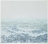 Ronald Bolt, Morning Surf #38/100, 1983, colour silkscreen on paper