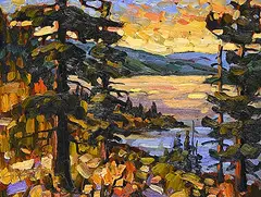 Near Summerland by Rod Charlesworth, oil on canvas, sold Dec 2023
