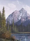 David Daase, Mountain Majesty, 1990, oil on canvas