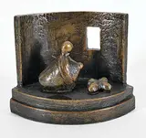 Jean-Guy Dallaire, Nativity #A/P, 1997, bronze sculpture