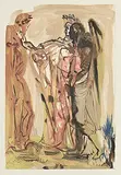 The Proud One [The Divine Comedy] by Salvador Dalí, 1964, colour wood block on paper, sold Dec 2023