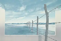David Denyse, Chinook Arch #29/30, 1980, colour lithograph on paper
