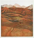 John Kenneth Esler, Kananaskis II #A.P, 1979, colour etching on paper
