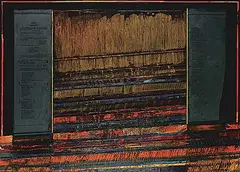 Jim Gislason, Untitled - Theatre, mixed media on canvas