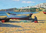 Mannie Gonsalves, Blue Boat - Albufeira