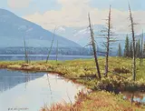George A. Horvath, Edna Lake, Near Jasper