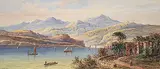 Lennard Lewis, Baveno, Lago Maggiore, 1902, watercolour on paper