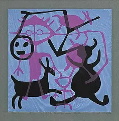 Vivian Lindoe, Fm. Picto. Seton Ck. B. B. #4/10 II, 1970, colour silkscreen on paper