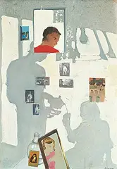 Anna Loseva, Double Portrait, 1992, oil on canvas