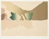 Norman Antonio Onley, Desert Garden #22/35, colour silkscreen on paper