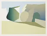 Norman Antonio Onley, Jack's Garden #12/20, colour silkscreen on paper
