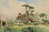Walter Paris, Untitled - Arriving Home, 1906, watercolour on paper