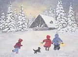 Ursula Pagenkopf, Happy Together, oil on canvas board
