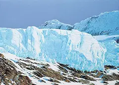 Harry Savage, Glacial Light, 2013, acrylic on wood board