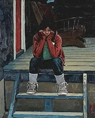 Graeme Shaw, When There Is Nothing To Do, oil on canvas