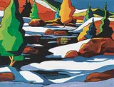 Kathryn Sherman, Great Colours, acrylic on wood board