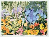 Claude A. Simard, Equinoxe #14/25, 1994, colour silkscreen on paper
