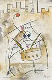 Eric Dennis Waugh, Lana MI #15, mixed media on paper