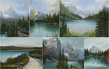 Maisie Wride, Group of 6 Works, pastel on paper