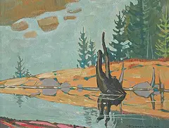 Robert Genn, Field Sketch, 1967, oil on board