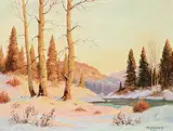 Roland Gissing, Afternoon Sun, 1966, oil on canvas board