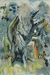 Henry George Glyde, Pender Wood, 1956, watercolour on paper