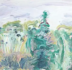 Michael Matthews, Edge of the Forest, 1986, acrylic on canvas
