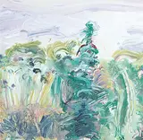 Michael Matthews, Edge of the Forest, 1986, acrylic on canvas