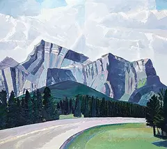 David Pugh, Storm Mountain, 1989, acrylic on canvas