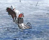 Allen Sapp, Untitled - Fetching Water