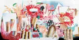 Fiona Ackerman, Heart of the City, 2010, acrylic and spray paint on canvas