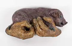 Joseph Fafard, Untitled - Hand Treasures #8/10, 1989, painted bronze sculpture