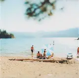 Toni Hafkenscheid, Beach #5 [Family on Beach] #1/10, 2003, colour photograph on paper