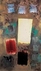 Douglas Haynes, Untitled 96.09.01 [Toledo Series], 1991, acrylic on canvas