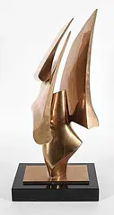 Roy Leadbeater, Untitled - Sails #2/7, 1973, bronze sculpture