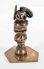 Roy Leadbeater, Aztec #1/1, bronze sculpture