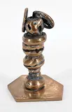 Roy Leadbeater, Aztec #1/1, bronze sculpture