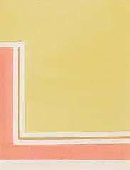Kenneth Lochhead, Untitled - Red, Orange and Yellow, 1967, watercolour on paper
