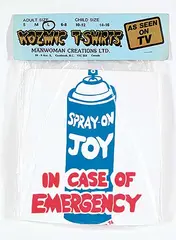 . ManWoman, Spray-On Joy: In Case of Emergency, 1976, t-shirt