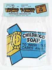 . ManWoman, Childhood Soap: To Wash Your Cares Away, t-shirt