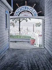 Wilf Perreault, Members Only, 1996, acrylic on canvas