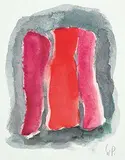 William Perehudoff, Untitled - Red, Purple and Pink Column