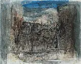 John Benjamin Taylor, Composition #4, 1964, acrylic on wood board