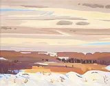 Colin D. Graham, Northern Cloud Bands, 1995, oil on canvas