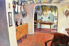 Richard S. McDiarmid, Untitled - Looking Through, oil on canvas