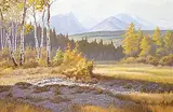 Mario Moczorodynski, West of Golden, oil on canvas